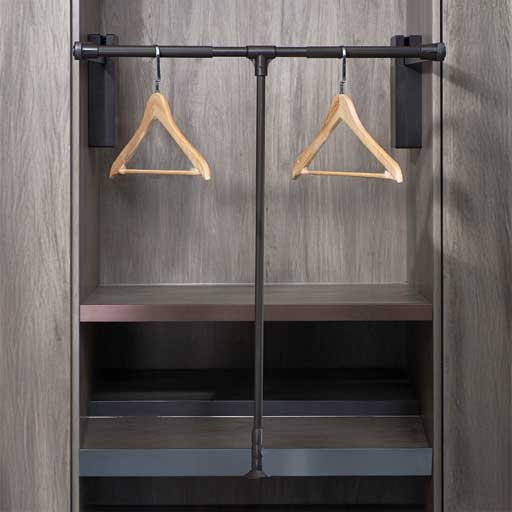 Elevador de ropa antracita, imagen 1 de 4